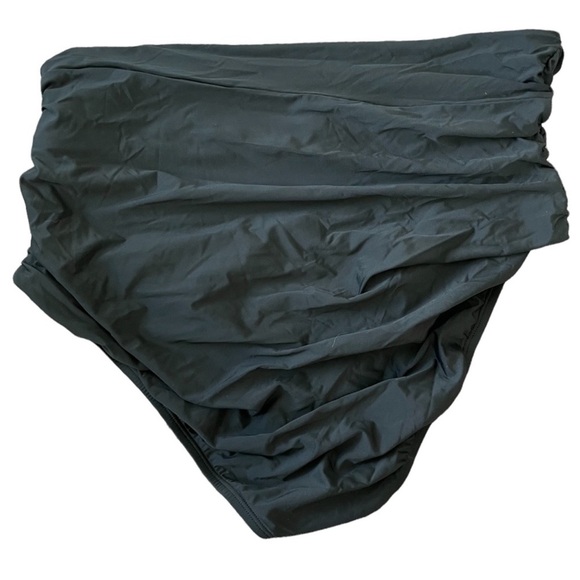 Athena Black Blouson Bandeau Swimsuit Tankini Set - Picture 7 of 9